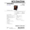 Sony HCD-ZX66I, HCD-ZX99I Service Manual