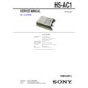 hs-ac1 service manual