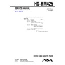 hs-rm425 service manual