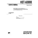 Sony HST-A3000, LBT-A3000S Service Manual