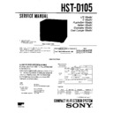 Sony HST-D105, LBT-D105 (serv.man3) Service Manual