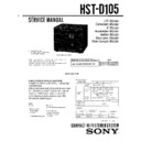 Sony HST-D105, LBT-D105 (serv.man4) Service Manual