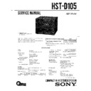 Sony HST-D105, LBT-D105 Service Manual
