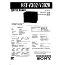 Sony HST-V302, HST-V302K Service Manual