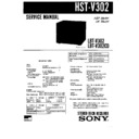 Sony HST-V302 Service Manual