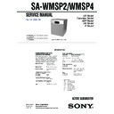Sony HT-1700D, HT-5500D, HT-DDW740, HT-DDW840, HT-SL5A, SA-WMSP2, SA-WMSP4 Service Manual
