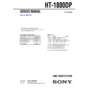 ht-1800dp service manual
