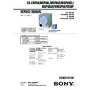 Sony HT-1900DP, HT-DDW660, HT-DDW665, SS-CNP66, SS-MSP66L, SS-MSP66R, SS-MSP66SL, SS-MSP66SR, SS-VE66P, SS-WMSP66 Service Manual