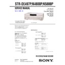 Sony HT-4800DP, HT-5800DP, HTP-3200, STR-DE497P, STR-K4800P, STR-K5800P Service Manual