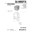Sony HT-4800DP, HT-DDW860, HTP-3200, SA-WMSP76 Service Manual
