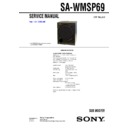 Sony HT-6900DP, HT-9900M, HT-9950M, SA-WMSP69 Service Manual