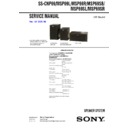 Sony HT-9950M, SS-CNP69, SS-MSP69L, SS-MSP69R, SS-MSP69SB, SS-MSP69SL, SS-MSP69SR Service Manual