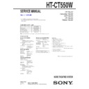 ht-ct550w service manual