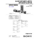 Sony HT-DDW1000, SS-CNP1, SS-CRP10, SS-MFP1L, SS-MFP1R, SS-SRP1SB, SS-SRP1SL, SS-SRP1SR Service Manual