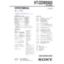 Sony HT-DDW5500 Service Manual