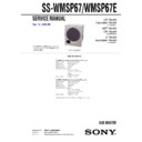 Sony HT-DDW670, HT-DDW670T, HTP-32DW, SS-WMSP67, SS-WMSP67E Service Manual