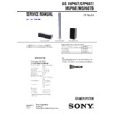 Sony HT-DDW670T, SS-CNP607, SS-CRP607, SS-MSP607, SS-MSP607B Service Manual