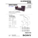 Sony HT-DDW890, HT-DDWG800, SS-CNP890, SS-MSP890, SS-SRP890 Service Manual