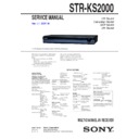 Sony HT-SF2000, HT-SS2000, STR-KS2000 Service Manual