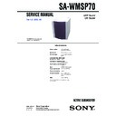 Sony HT-SL65, HT-SL70, SA-WMSP70 Service Manual