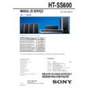 Sony HT-SS600 (serv.man2) Service Manual