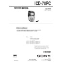 icd-70pc, ickit-w1 service manual