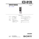 icd-b120 (serv.man2) service manual