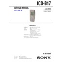icd-b17 service manual