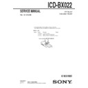 icd-bx022 service manual