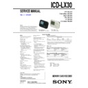 icd-lx30 service manual