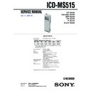 icd-ms515 service manual