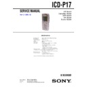 icd-p17 service manual