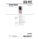 icd-p27 service manual