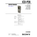icd-p28 service manual