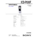 icd-p630f service manual