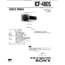 Sony ICF-480S Service Manual