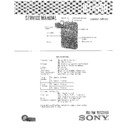 Sony ICF-55R Service Manual