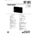 icf-603 service manual