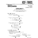 Sony ICF-780S (serv.man2) Service Manual