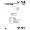 Sony ICF-790S Service Manual
