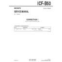 Sony ICF-B50 (serv.man2) Service Manual