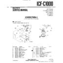 Sony ICF-C1000 (serv.man3) Service Manual