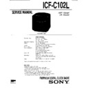 Sony ICF-C102L Service Manual