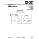 Sony ICF-C103 (serv.man3) Service Manual