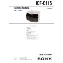 icf-c115 service manual