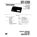 icf-c203 service manual