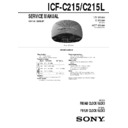 Sony ICF-C215, ICF-C215L Service Manual