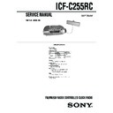icf-c255rc (serv.man2) service manual