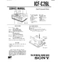 Sony ICF-C26L (serv.man2) Service Manual