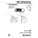 Sony ICF-C470, ICF-C470L Service Manual